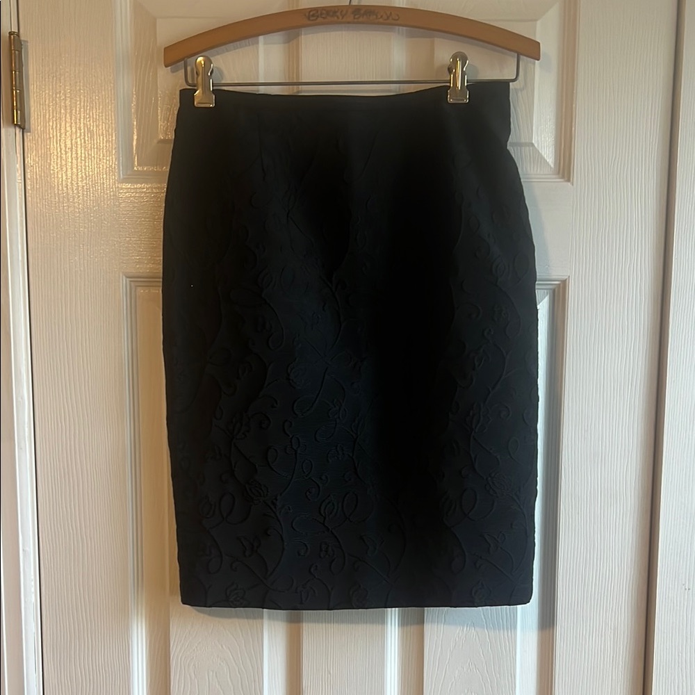 Cynthia Steffe Black Knee-Length Pencil Skirt Work
